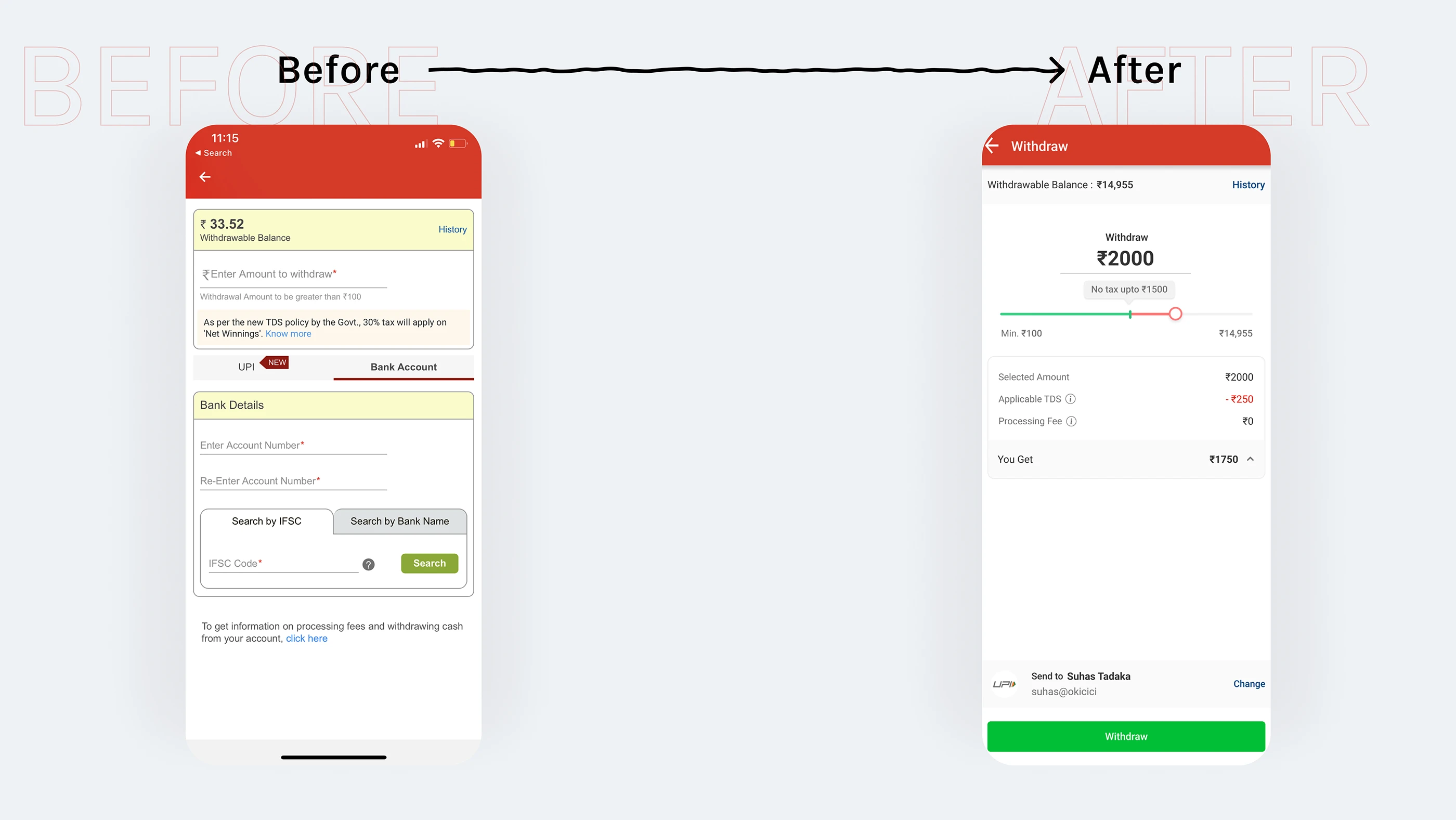 Old withdrawal screen with multiple form fields and dense tax information