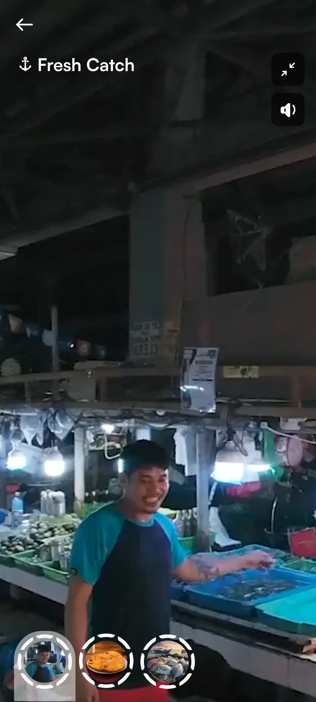 Fresh Catch story explaining fish handling and care